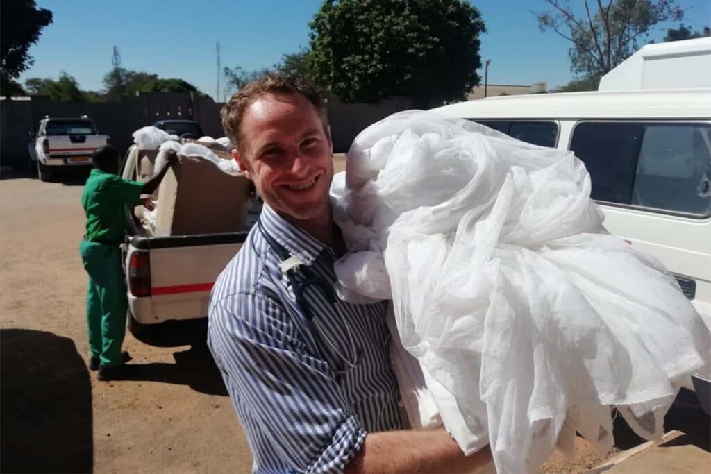 Linen Donation to Local Hospital