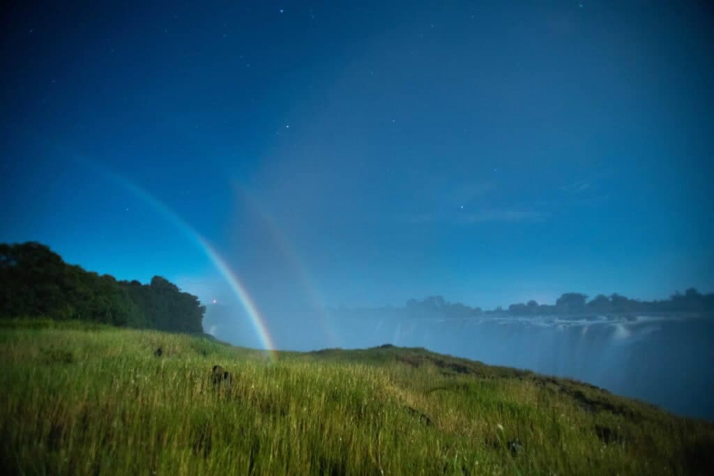 The Legendary Victoria Falls Lunar Rainbows